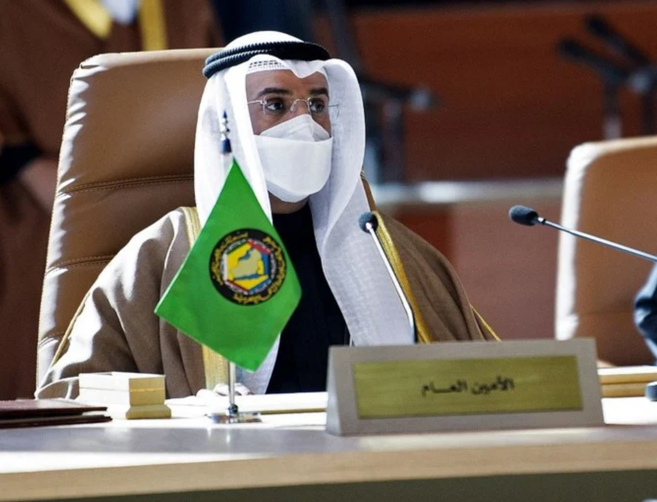 Le secrétaire général du Conseil de coopération du Golfe (CCG), Nayef Al-Hajraf. (AFP)