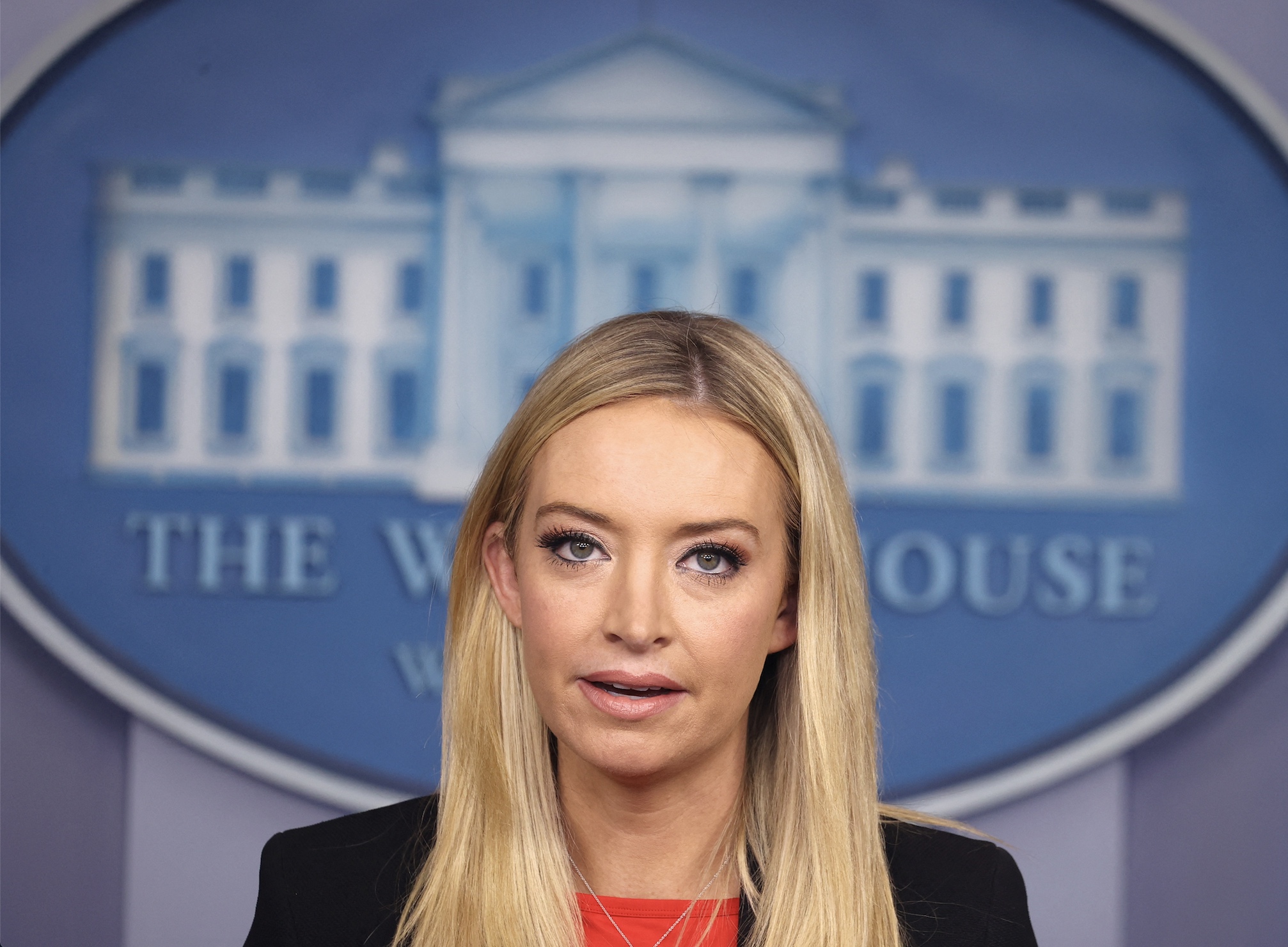 L'ancienne porte-parole de Donald Trump à la Maison Blanche Kayleigh McEnany a été engagée par la chaîne d'information Fox News. Credit TASOS KATOPODIS / GETTY IMAGES NORTH AMERICA / Getty Images via AFP