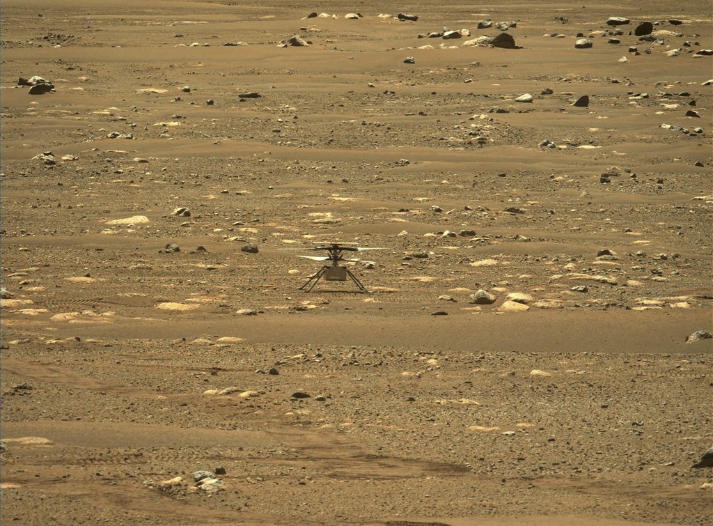 L'hélicoptère Ingenuity a volé sur Mars