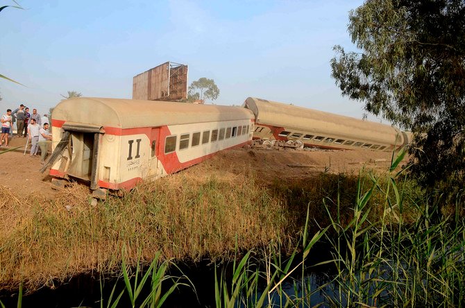 Égypte: 11 morts, près de 100 blessés dans un nouvel accident de train