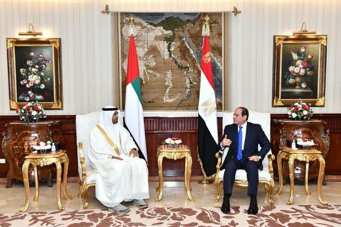 Le président égyptien El-Sisi rencontre le prince héritier d’Abou Dhabi au Caire