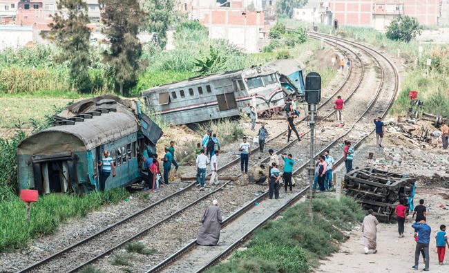 Un nouvel accident ferroviaire secoue le nord de l’Égypte