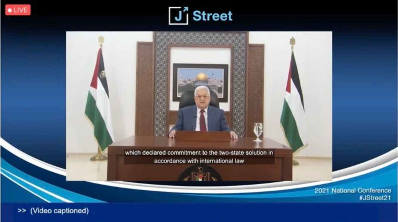 Mahmoud Abbas a fait savoir qu'il reviendrait à la table des négociations si ces dernières étaient fondées sur les frontières de 1967. (Capture d'écran)