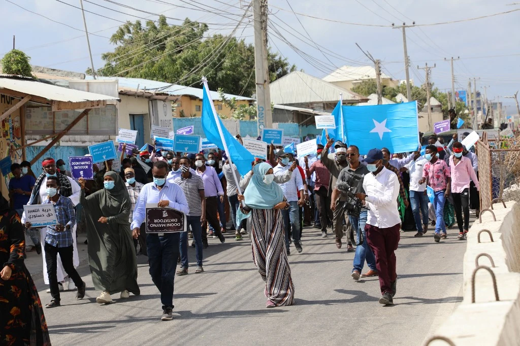 Somalie: tirs sporadiques à Mogadiscio après une manifestation contre Farmajo