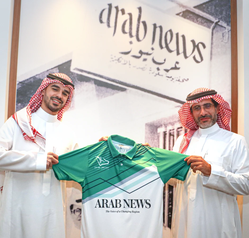 Arab News partenaire média officiel de l'équipe nationale saoudienne de cricket