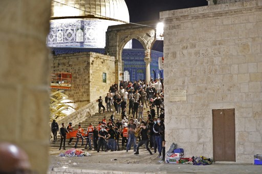 Plus de 180 blessés dans des heurts entre Palestiniens et police israélienne à Jérusalem
