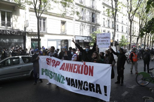 Rassemblement pro-palestinien à Paris: premières poursuites judiciaires pour 6 manifestants