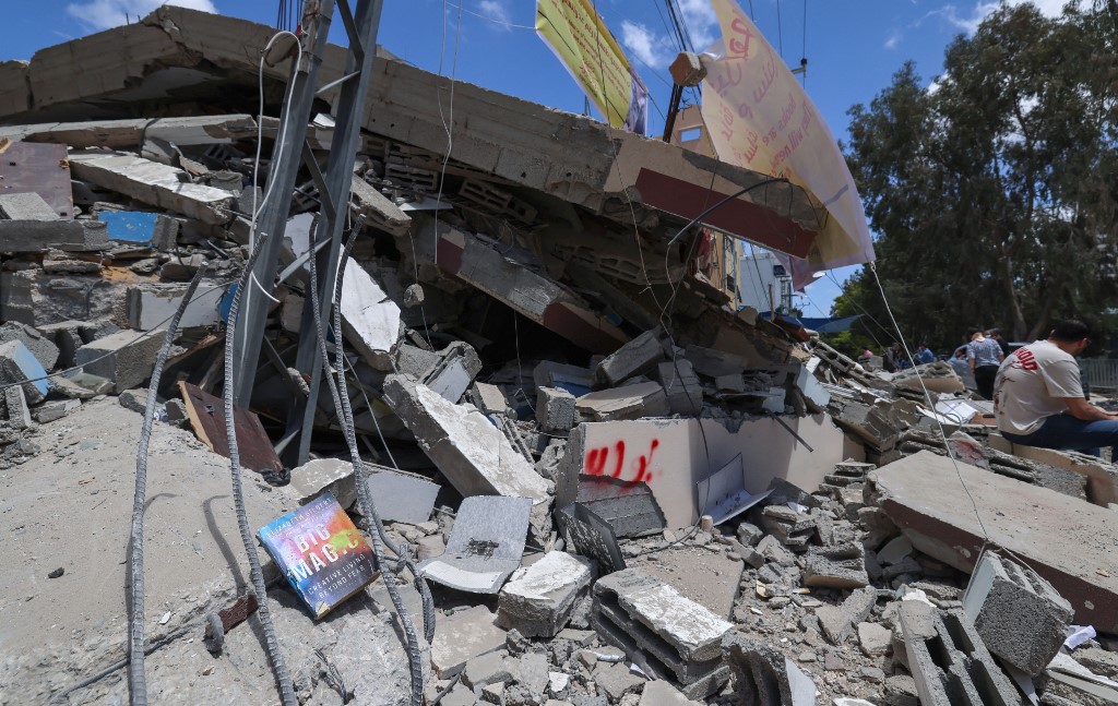 A Gaza, le temple des livres réduit en poussière