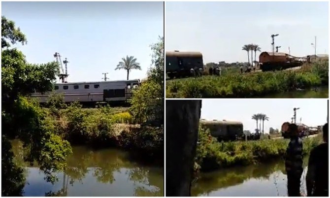 Un train déraille dans le nord de l'Égypte