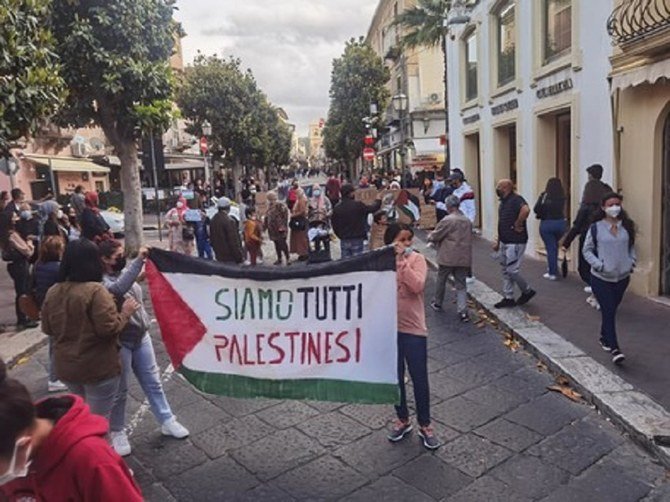 Manifestations pro-palestiniennes dans toute l'Italie