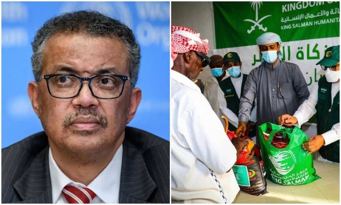 Le directeur général de l’OMS félicite l’Arabie saoudite pour son rôle humanitaire