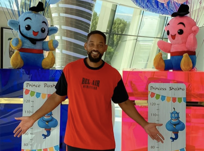 Will Smith félicite le prince hériter de Dubaï, cheikh Hamdan, pour la naissance de ses bébés jumeaux