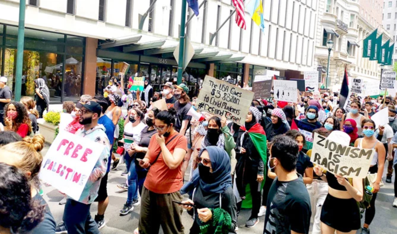 Aux États-Unis, des milliers de personnes marchent pour une Palestine libre