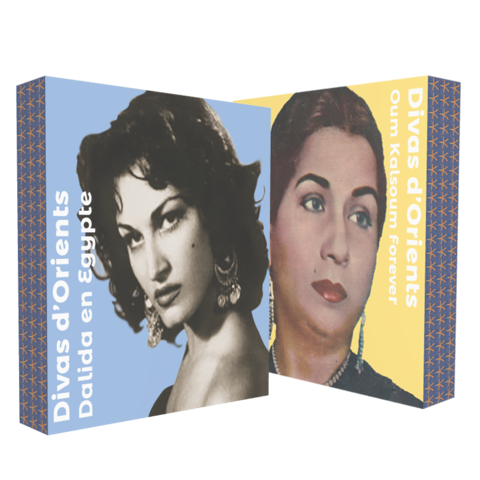 Couvertures du coffret "Divas d'Orient" (éditions Orients, 2020, photo fournie)