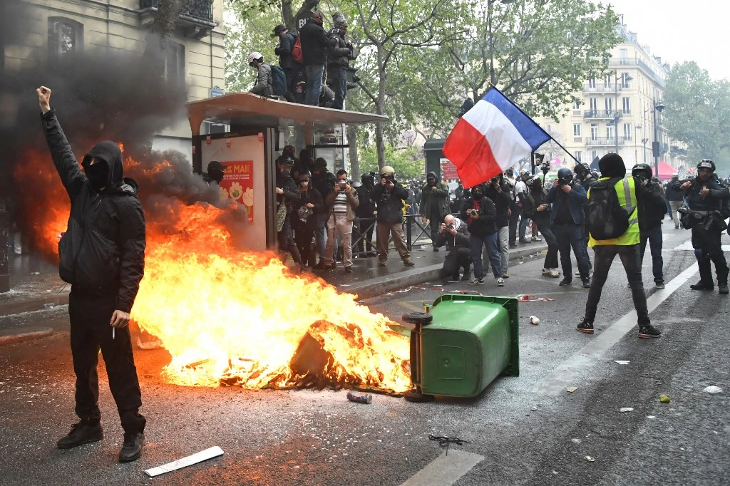 France: condamnations après les violences durant la manifestation du 1er-Mai