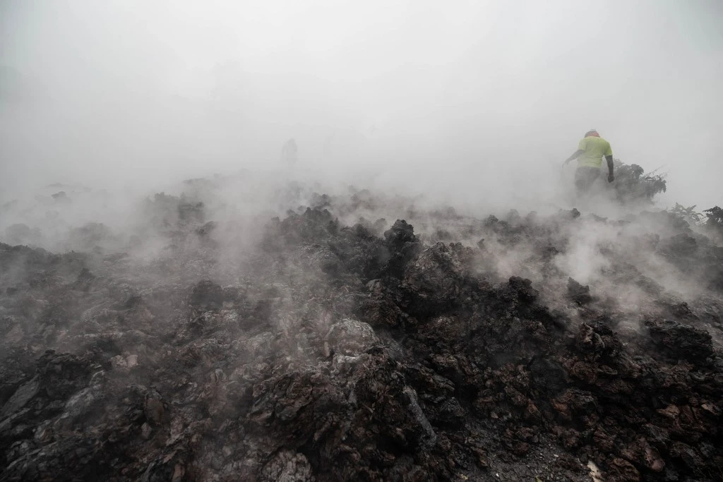 Le Nyiragongo, considéré comme le volcan le plus dangereux d'Afrique