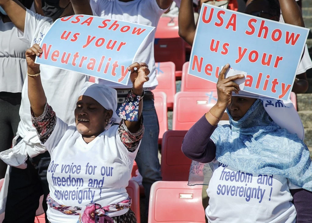 Ethiopie: manifestations contre les Etats-Unis après des sanctions liées au Tigré