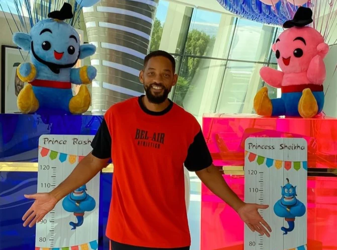 Will Smith félicite le prince hériter de Dubaï, cheikh Hamdan, pour la naissance de ses bébés jumeaux
