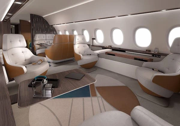 La cabine du Falcon 10X (fournie)