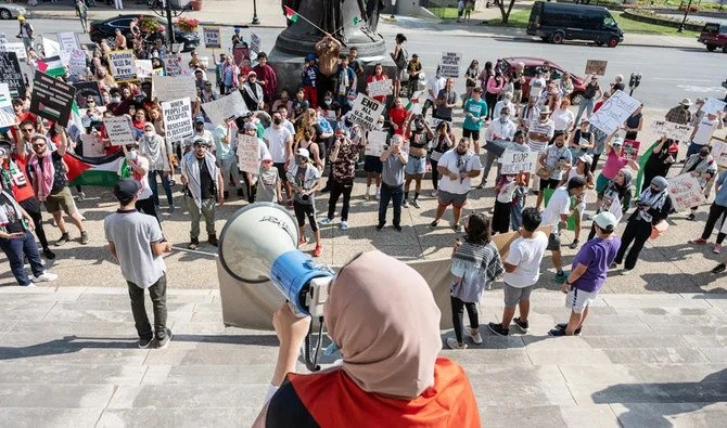 Les manifestants envahissent les villes américaines revendiquant justice pour les Palestiniens
