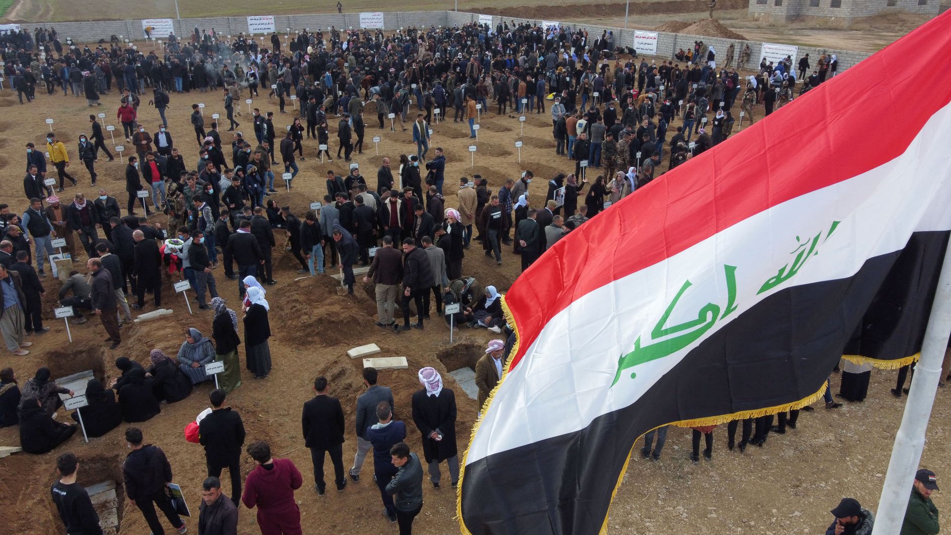 Un incendie détruit 350 tentes d'un camp de déplacés yazidis en Irak