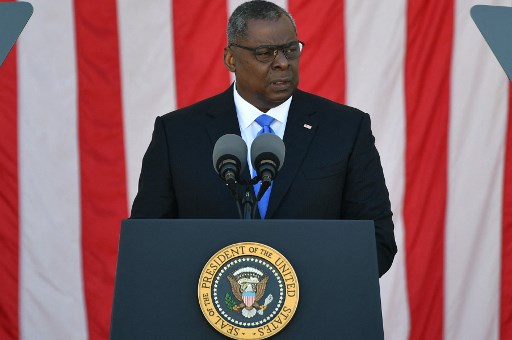 Le ministre américain de la Défense Lloyd Austin lors de la célébration du 153e National Memorial Day à Arlington, en Virginie, le 31 mai 2021 (Photo, AFP)