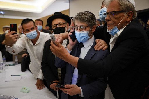 Haïm Korsia largement réélu grand rabbin de France, pour un second mandat de sept ans, le 6 juin 2021 (Photo, AFP)