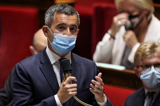 Le ministre français de l'Intérieur Gérald Darmanin lors d'une séance de questions au gouvernement , à Paris le 15 juin 2021 (Photo, AFP)