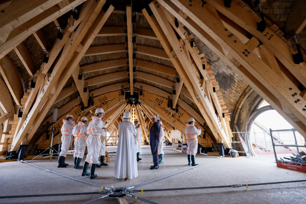 Les premiers chênes pour Notre-Dame de Paris extraits d'une forêt française