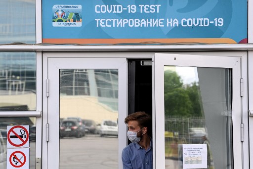 Un centre de vaccination à Saint-Pétersbourg le 29 juin 2021 (Photo, AFP)