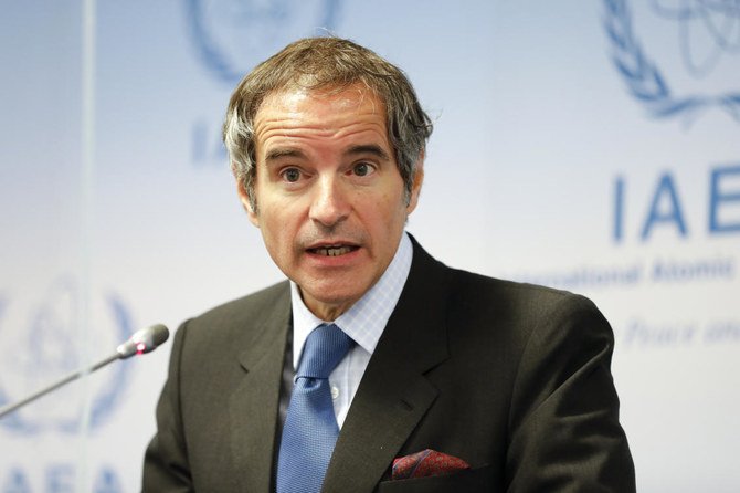Le directeur général de l'Agence internationale de l'énergie atomique, Rafael Mariano Grossi, de nationalité argentine, à Vienne, le lundi 7 juin 2021 (AP)