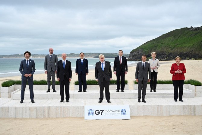 Les dirigeants du G7 réunis pour la première fois en près de deux ans, à Carbis Bay, en Cornouailles (Photo, AFP)
