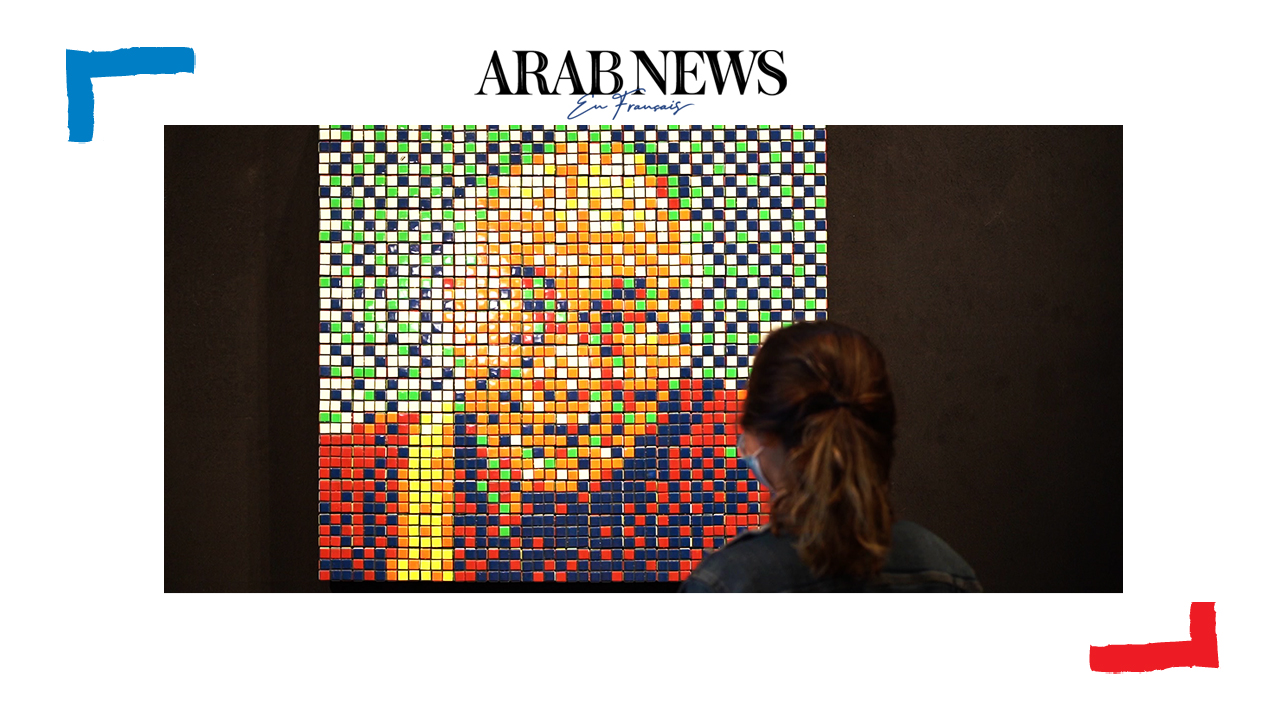 Le "Rubik Dalaï-Lama" de l'artiste Invader aux enchères à Paris