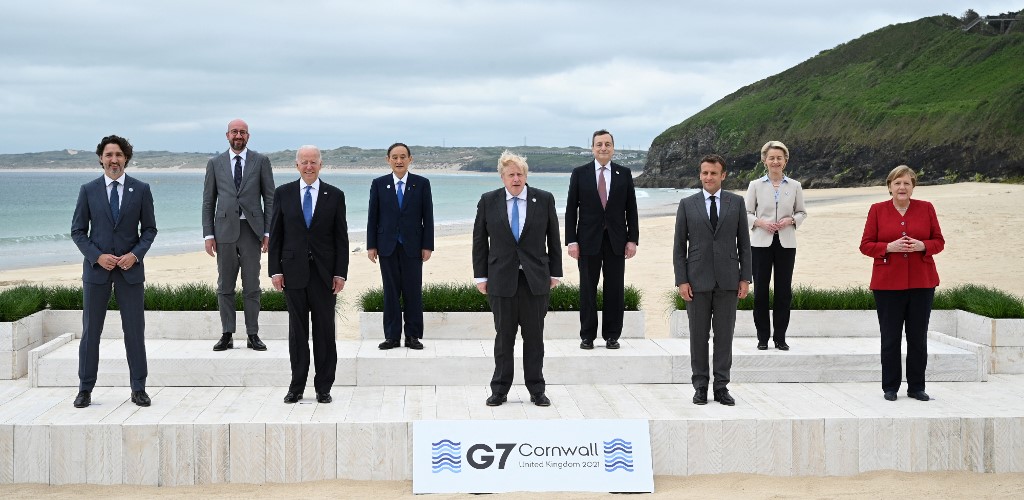 Les dirigeants du G7 se réunissent ce week-end pour la première fois en près de deux ans, pour des entretiens de trois jours à Carbis Bay.(AFP).