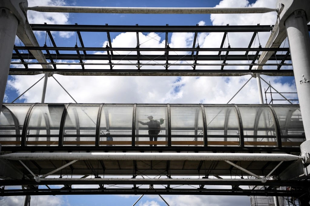 Centre Pompidou: l'emblématique «chenille» rénovée