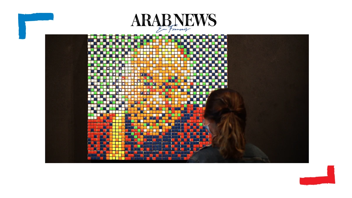 Le "Rubik Dalaï-Lama" de l'artiste Invader aux enchères à Paris
