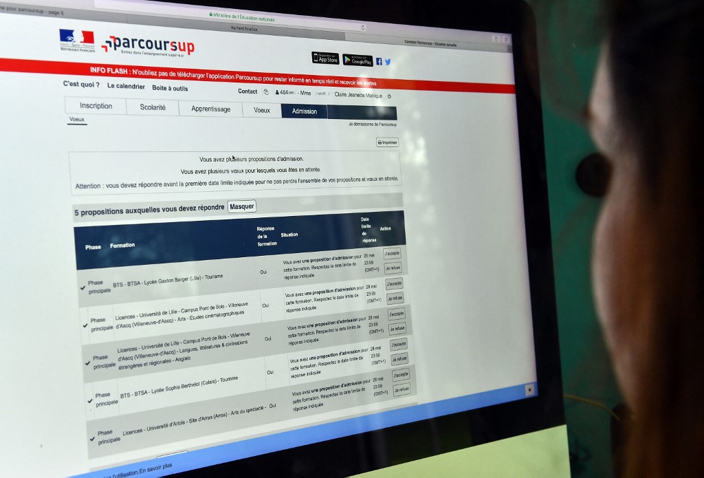 Parcoursup: plus de 91.000 candidats toujours en attente de places à la fin de la phase principale