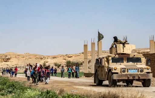 Syrie: un obus tiré près d'une base de la coalition