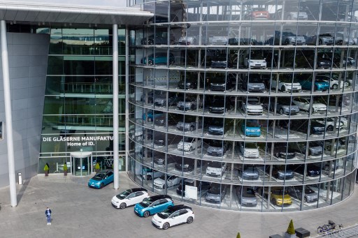Les voitures électriques Volkswagen (VW) ID 3, dans l'est de l'Allemagne, le 8 juin 2021 (Photo, AFP)