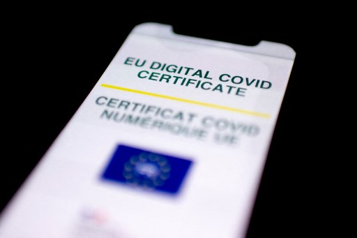 Le certificat sanitaire européen, que la Belgique a commencé à utiliser le 16 juin 2021, est devenu opérationnel dans toute l'UE le 1er juillet 2021 (Photo, AFP)