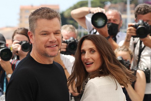 Cannes: Matt Damon et Camille Cottin, choc des cultures à Marseille