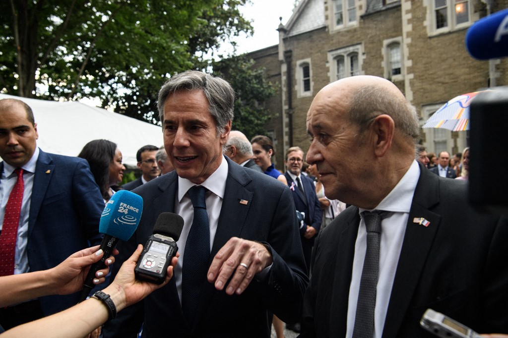 Le Liban au menu des discussions entre Jean-Yves Le Drian et Antony Blinken