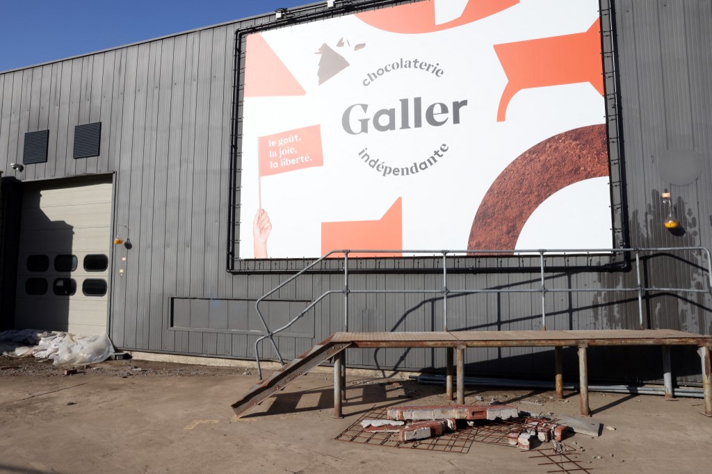L'usine du chocolatier Galler, près de Liège (est de la Belgique), le 17 juillet 2021. Photo François WALSCHAERTS / AFP