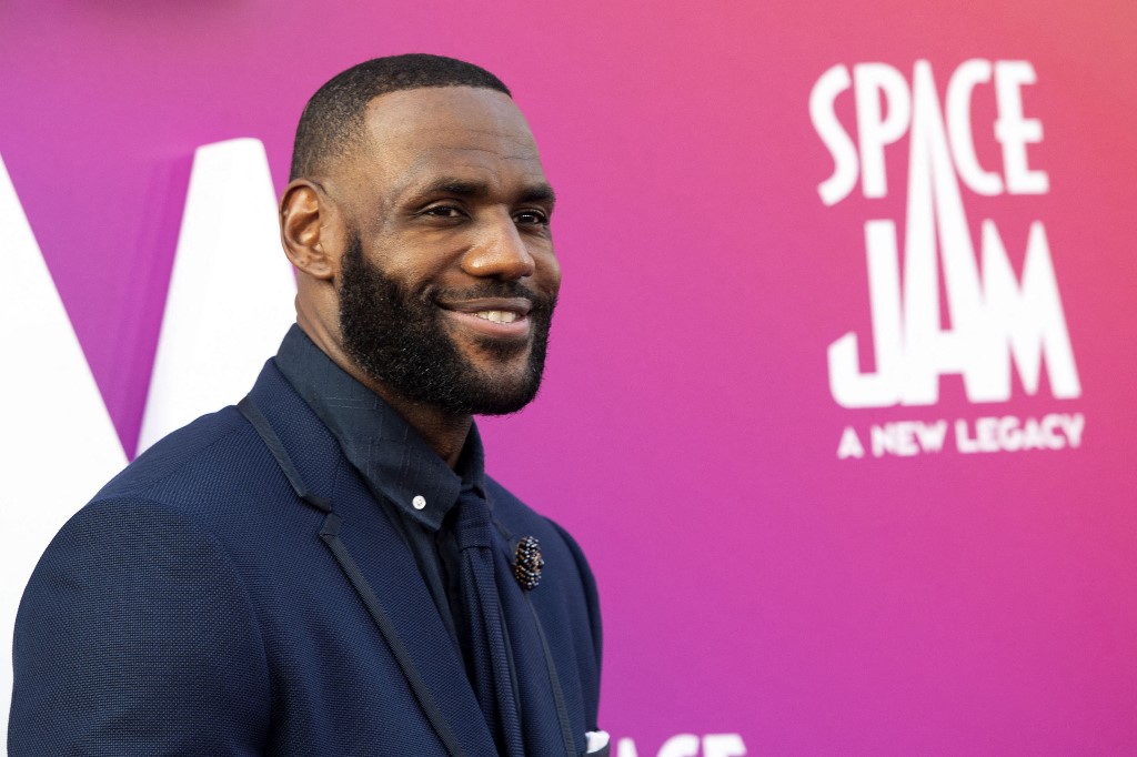 La superstar du basket LeBron James. VALERIE MACON / AFP
