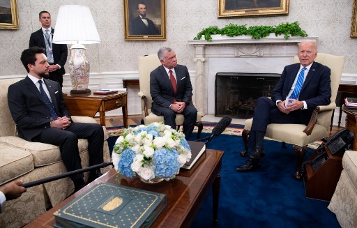 Biden au roi Abdallah II: les États-Unis vont «toujours soutenir la Jordanie»