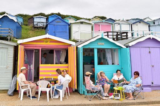 Sur les côtes anglaises, les cabines de plage s'arrachent pendant la pandémie