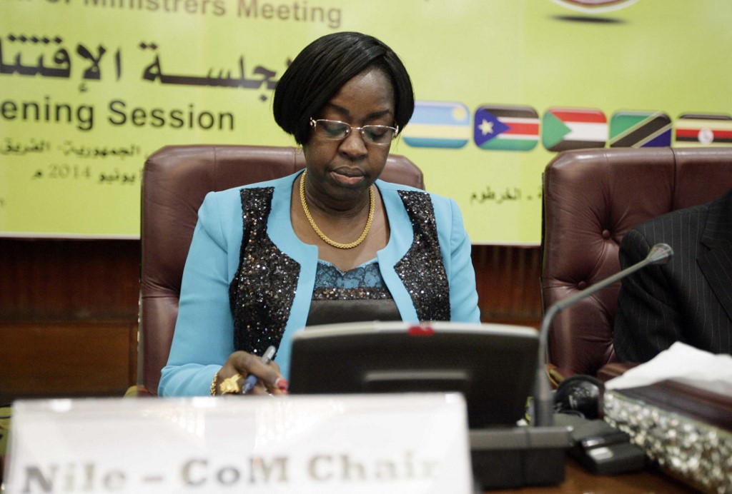La secrétaire générale en exercice du parti au pouvoir, Jemma Nunu Kumba, le 19 juin 2014 à Khartoum au Soudan. Archives AFP