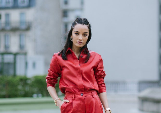 Amina Muaddi annonce sa collaboration avec la marque autrichienne Wolford (Image Getty)