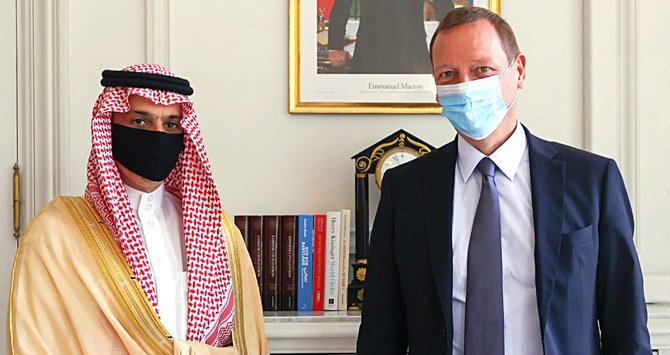 Le ministre saoudien des AE rencontre le conseiller diplomatique de Macron
