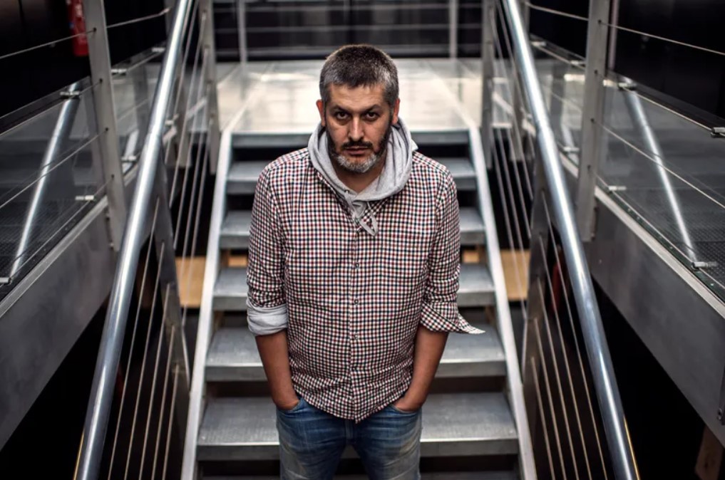 Portrait de Christophe Honoré en septembre 2013 à l'Opéra de Lyon• Crédits : Jeff Pachoud - AFP